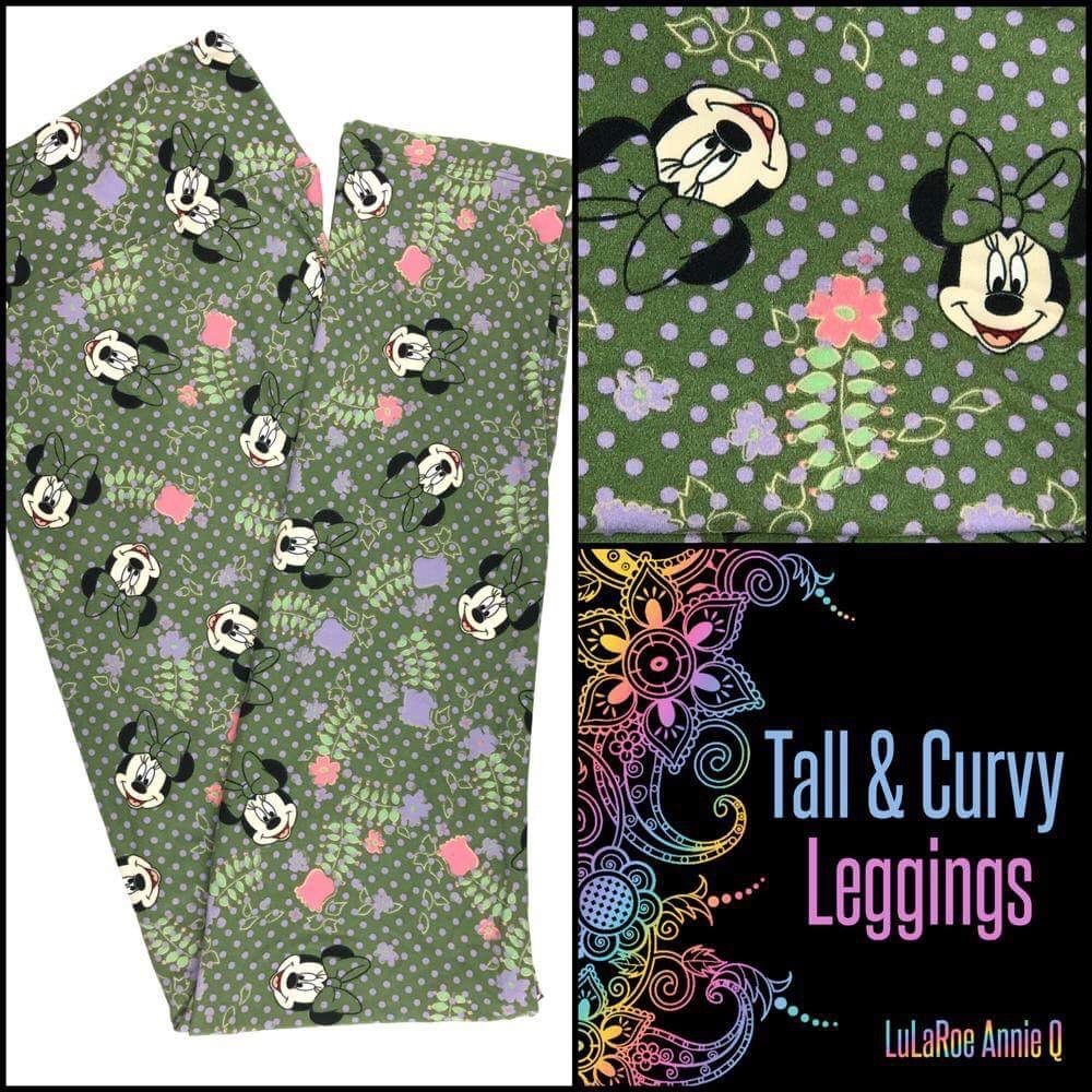 Lularoe Disney Leggings TC Minnie Mouse